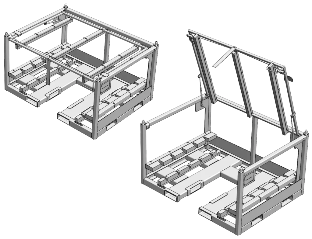 Shipping Rack - Top Cover Rack