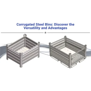 corrugated steel bins