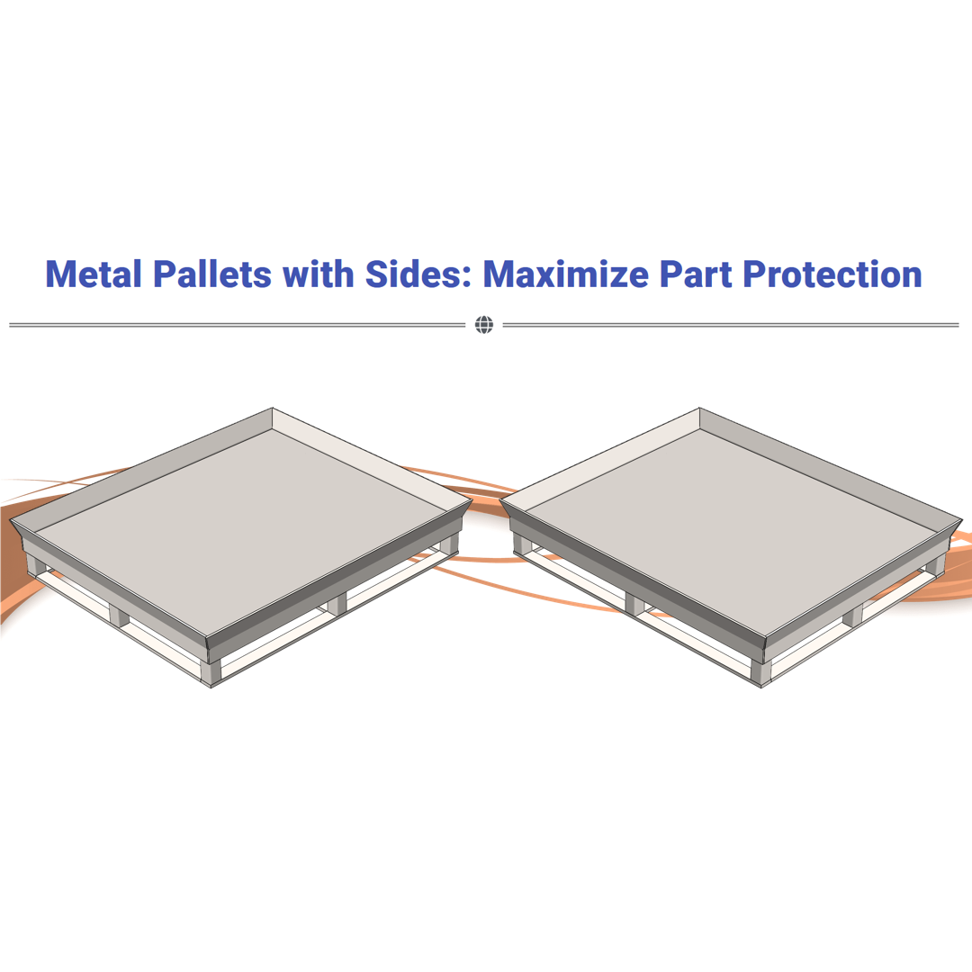 metal pallets with sides
