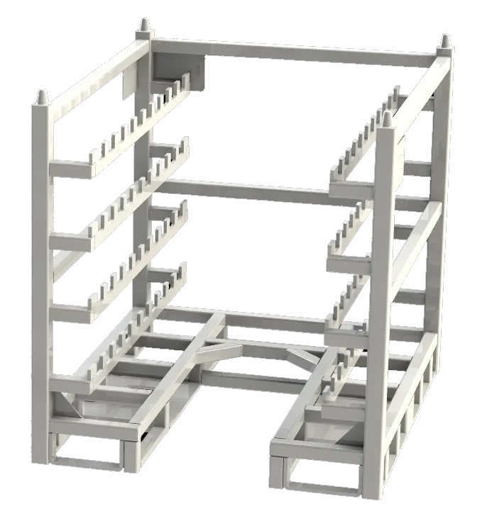 metal dunnage rack