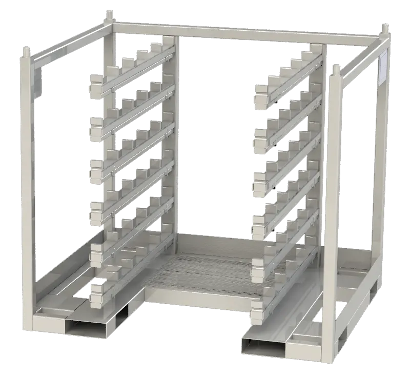 shipping racks for automotive parts